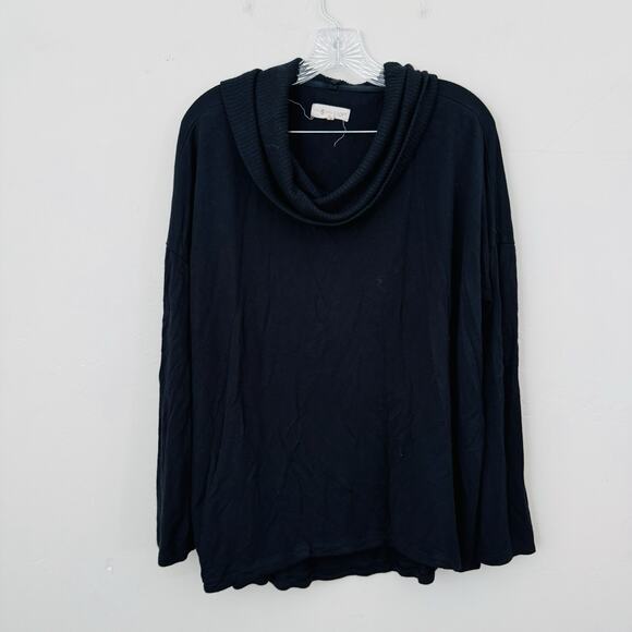 Lou And Gray For LOFT Black Cowl Neck Sweater Women’s Size L - Picture 1 of 7